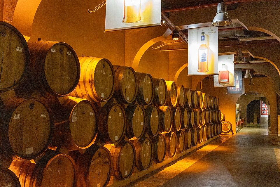 Yerevan City Tour and ARARAT Brandy Factory, Tasting: Standard Package 8